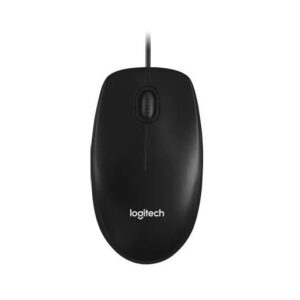 Logitech B100 Optical USB Mouse (Black) 1 Year Warranty