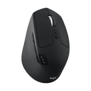 Logitech M720 Triathlon Wireless Mouse Multi-Device Control Dual Wireless Bluetooth + Unifying Hyper-Fast Scroll Optical 24-Month Battery Ergonomic Design 1 Year Warranty