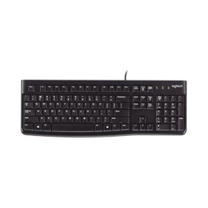 Logitech K120 USB Keyboard Spill-Resistant Design Adjustable Tilt Legs Comfortable, Quiet Typing Brand New With 1 Year Warranty